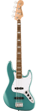 Load image into Gallery viewer, Squier Affinity Series™ Active Jazz Bass®, Laurel Fingerboard, White Pickguard, Mystic Sea Foam Green - See Description