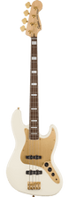 Load image into Gallery viewer, Squier 40th Anniversary Jazz Bass®, Gold Edition, Laurel Fingerboard, Gold Anodized Pickguard, Olympic White - See Description