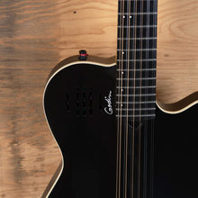 Charger l'image dans la galerie, Godin 048588 A12 Black HG Guitare électrique acoustique fabriquée au Canada
