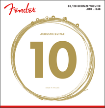 Load image into Gallery viewer, FENDER 80/20 Bronze Acoustic Strings, Ball End