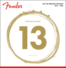 Load image into Gallery viewer, FENDER 80/20 Bronze Acoustic Strings, Ball End
