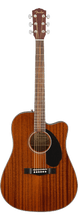 Load image into Gallery viewer, Fender CD-60SCE Dreadnought, Walnut Fingerboard, All-Mahogany - See Description