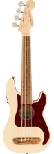 Charger l'image dans la galerie, Fender Fullerton Precision Bass® Uke, Walnut Fingerboard, Tortoiseshell Pickguard, Olympic White - See Description
