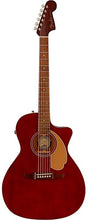 Load image into Gallery viewer, Fender Newporter Player Limited-Edition Acoustic-Electric Guitar Midnight Wine - See Description