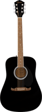 Load image into Gallery viewer, Fender FA-125 Dreadnought, Walnut Fingerboard, Black Acoustic Guitar - See Description
