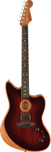 Load image into Gallery viewer, Fender American Acoustasonic® Jazzmaster® All-Mahogany, Ebony Fingerboard, Bourbon Burst Acoustic Electric Guitar - See Description