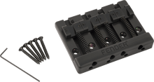 Load image into Gallery viewer, Fender® HiMass™ 4-String Bass Bridge Assembly With Brass Saddles