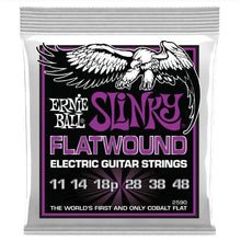 Charger l'image dans la galerie, Ernie Ball Flatwound Electric Guitar Strings Slinky Series – Professional Tone - All Gauges