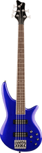 Charger l'image dans la galerie, Jackson JS Series Spectra Bass JS3V, Laurel Fingerboard, Indigo Blue 5 String Bass Guitar - See Description