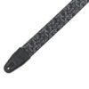Charger l'image dans la galerie, Levy’s 2-Inch Wide Polyester Guitar Strap with Black & Grey Skulls Motif - MPD2-111