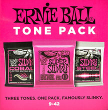 Charger l'image dans la galerie, Ernie Ball 3333 Electric Tone Pack 3 Sets, Super Slinky, 9-42
