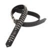 Charger l'image dans la galerie, Levy's PM28-2B Genuine Leather Guitar Strap - Black (Bullet Gun)