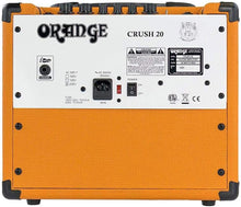 Charger l'image dans la galerie, Orange CRUSH 20RT 20w Twin channel solid state guitar amp combo with digital reverb, tuner and 1 x 8" speaker