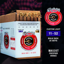 Load image into Gallery viewer, Martin Authentic Acoustic Lifespan® 2.0 Guitar Strings Phosphor Bronze - 25 Bulk Sets