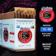 Load image into Gallery viewer, Martin Authentic Acoustic Lifespan® 2.0 Guitar Strings Phosphor Bronze - 25 Bulk Sets