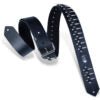 Charger l'image dans la galerie, Levy's PM28-2B Genuine Leather Guitar Strap - Black (Bullet Gun)