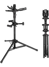 Charger l'image dans la galerie, GUITTO Triple Guitar Stand Floor Stand Universal for Acoustic Electric Guitars Bass Banjos Folding Multi Guitar Stands GGS-06T