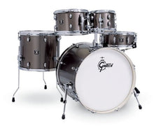Load image into Gallery viewer, Gretsch Drums Energy 5-Piece Drum Set with Hardware Package & Cymbals - Grey Steel