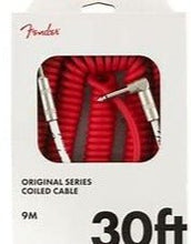 Charger l'image dans la galerie, CÂBLE D'INSTRUMENT À BOBINE SÉRIE ORIGINAL FIESTA ROUGE 30 PIEDS