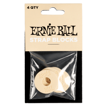 Charger l'image dans la galerie, Ernie Ball Strap Blocks - Lot de 4 - Noir/Rouge