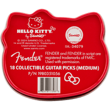 Load image into Gallery viewer, Limited edition Fender® x Hello Kitty® Pick Tin, 18 Pack