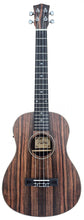 Load image into Gallery viewer, ALOHA BE8600E baritone ukulele 30-inch ebony wood with pickup and EQ