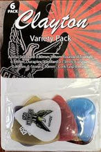 Load image into Gallery viewer, Variety Pack of 6 Clayton Guitar Picks - Sampler of quality picks #VPP/6