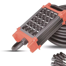 Charger l'image dans la galerie, 100 Foot Professional 16 Channel Snake w/XLR Sends & Returns
