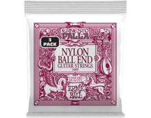 Charger l'image dans la galerie, ERNIE BALL ERNESTO PALLA 2409 CORDES GUITARE CLASSIQUE NYLON BOUT BALL NOIR & OR