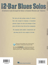 Load image into Gallery viewer, 12-BAR BLUES SOLOS 25 Authentic Leads Arranged for Guitar in Standard Notation & Tablature