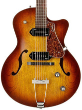 Load image into Gallery viewer, Godin 032327 / 050987 5th Avenue KingPin II P90 CW Cognac Burst Hollow Body Acoustic Guitar MADE In CANADA