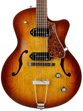 Charger l'image dans la galerie, Godin 032327/050987 5th Avenue KingPin II P90 CW Cognac Burst Guitare acoustique Hollow Body MADE In CANADA