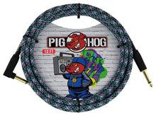 Charger l'image dans la galerie, Pig Hog 10FT Instrument Cable - 1/4 Male Straight to 1/4 Male Right Angle