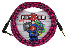 Charger l'image dans la galerie, Pig Hog 10FT Instrument Cable - 1/4 Male Straight to 1/4 Male Right Angle