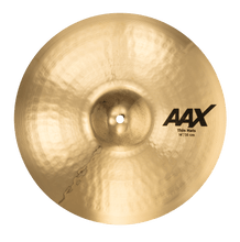 Load image into Gallery viewer, SABIAN 21401XCB 14-inch AAX Thin Hi Hat Cymbal with brilliant finish, made in Canada, featuring a thinner, brighter sound for versatile drumming and studio recording.