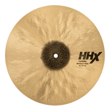 Load image into Gallery viewer, SABIAN 11402XCN 14" HHX Complex Medium Hi Hat Cymbals with raw bell and dark hammered finish