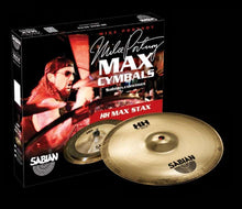 Charger l'image dans la galerie, SABIAN 15005MPM HH Mid Max Stax cymbal set with Mike Portnoy design and packaging