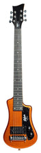Charger l'image dans la galerie, Hofner HOF-HCT-SH-MO-O Shorty Guitare électrique de voyage - Orange métallique - avec housse