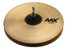 Load image into Gallery viewer, SABIAN 21402XC 14 inch AAX Medium Hi Hat cymbals with mounting hardware