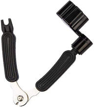 Charger l'image dans la galerie, Enrouleur de cordes de guitare / Ped, Cutter - 3 en 1 - Outil de recordage, coupe-cordes et extracteur de chevilles de chevalet