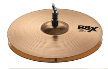 Charger l'image dans la galerie, SABIAN 41302X 13 inch B8X hi-hat cymbals in bronze with bright, articulate sound and precision hammered finish