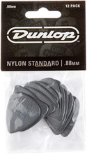 Load image into Gallery viewer, Dunlop 44P88 .88mm Nylon Standard Guitar Picks, 12-Pack-(6921165209794)