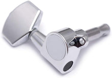 Charger l'image dans la galerie, Cordes scellées Tuning Pegs Keys Machines Heads Tuners 3L 3R Guitare électrique Pièces de rechange pour guitare acoustique Chrome.