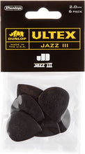 Charger l'image dans la galerie, Dunlop 427P2.0 Ultex Jazz Guitar Picks 2.0mm 6-pack-(7642502824191)