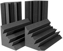 Charger l'image dans la galerie, 4 pack acoustic studio bass traps corner sound absorption panels for noise reduction