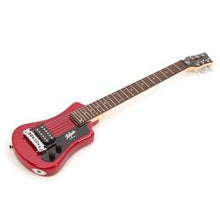 Charger l'image dans la galerie, Hofner HOF-HCT-SH-R-O Shorty Electric Travel Guitar Red w Gig Bag