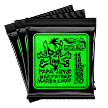 Charger l'image dans la galerie, Ernie Ball Papa Het Hardwired Strings 3 Pack, 11-50-(7946679550207)