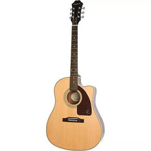 Charger l'image dans la galerie, Epiphone J-15EC Dreadnought Acoustic/Electric Guitar with cutaway - Natural-(7757896679679)