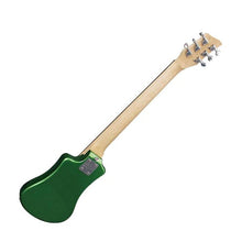 Charger l'image dans la galerie, Hofner HOF-HCT-SH-CG-O Shorty Electric Travel Guitar, Cadillac Green w/Gig Bag