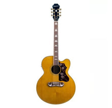 Charger l'image dans la galerie, Epiphone J-200EC Studio Acoustic-Electric Guitar - Vintage Natural-(7757739753727)